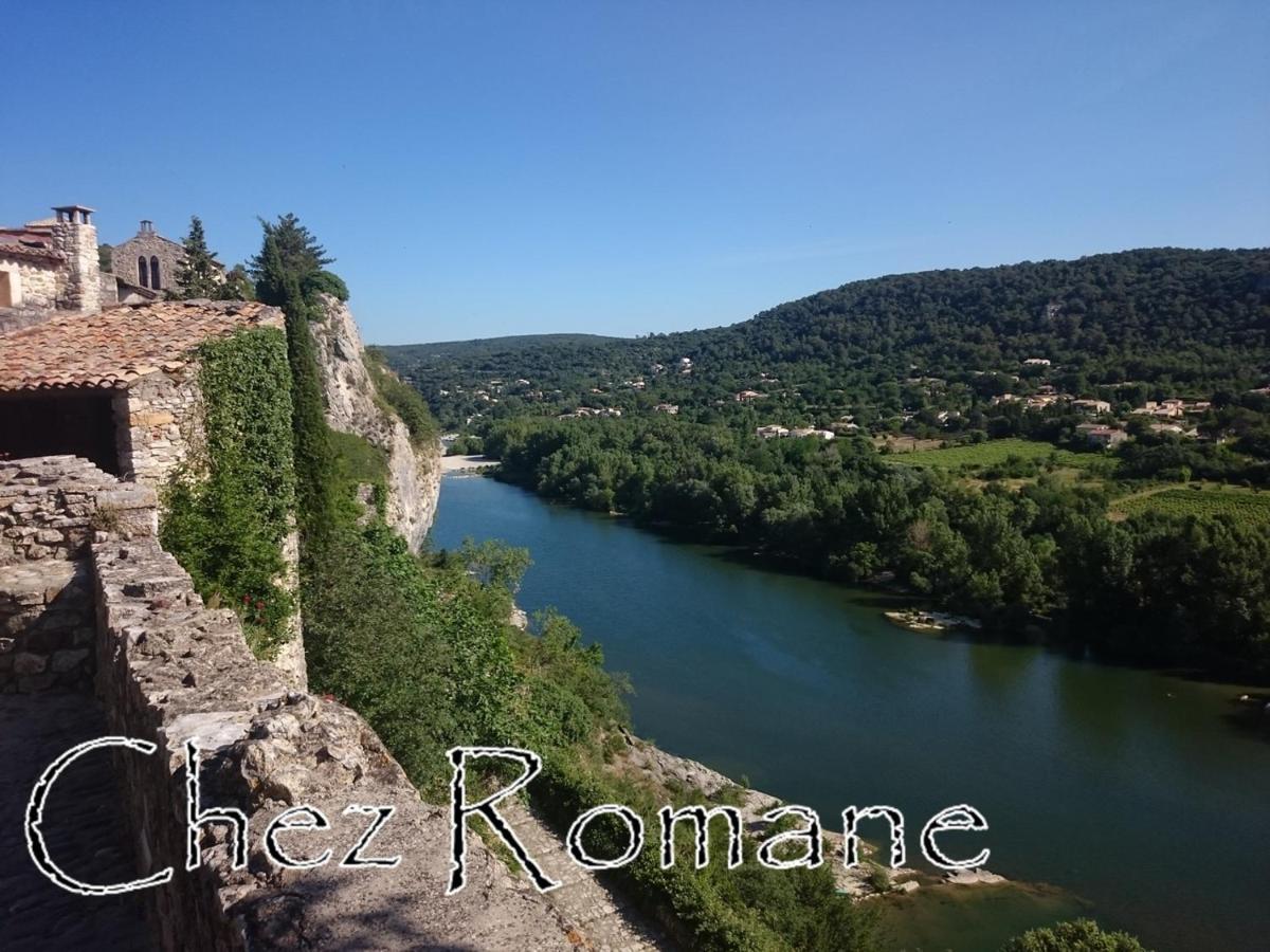 Bienvenue Chez Romane Aigueze Bagian luar foto