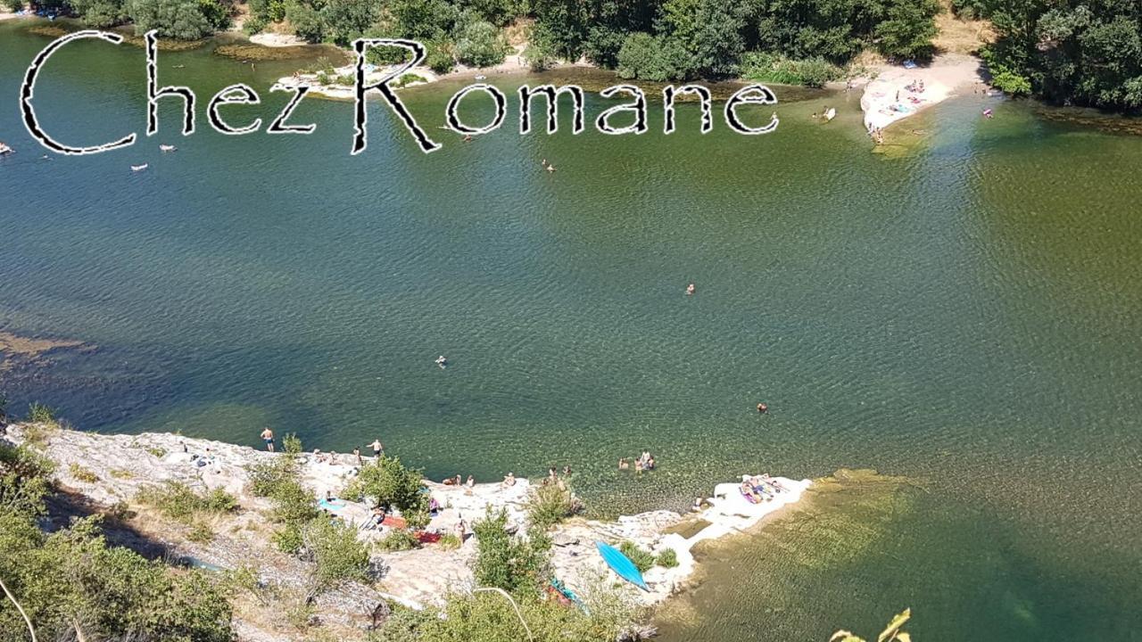 Bienvenue Chez Romane Aigueze Bagian luar foto