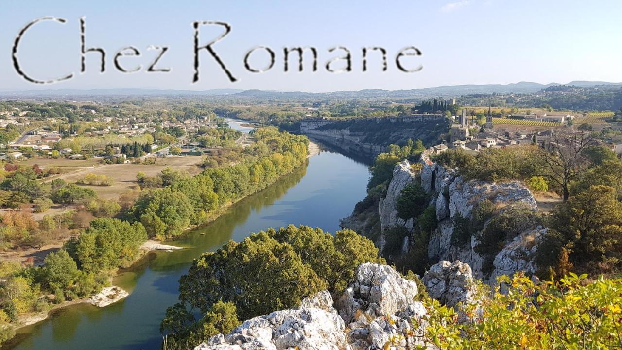 Bienvenue Chez Romane Aigueze Bagian luar foto
